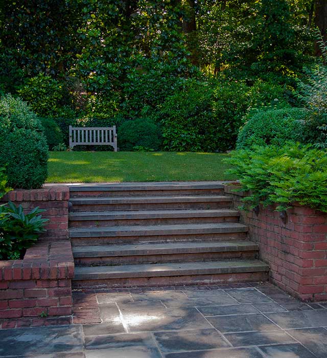 Slate bluestone steps