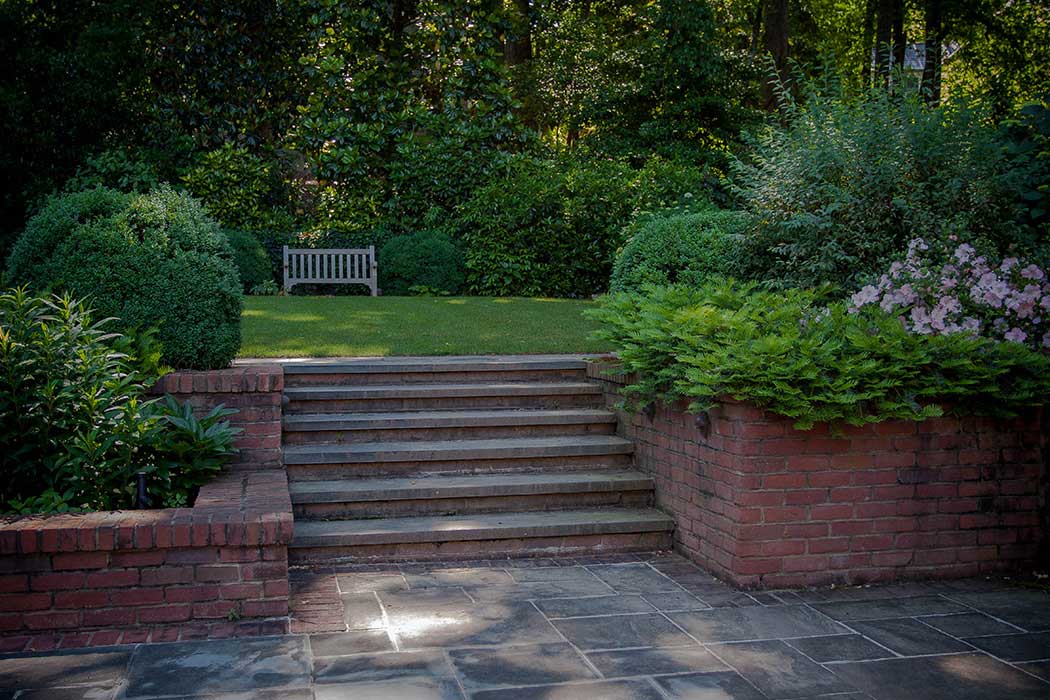 Slate bluestone steps