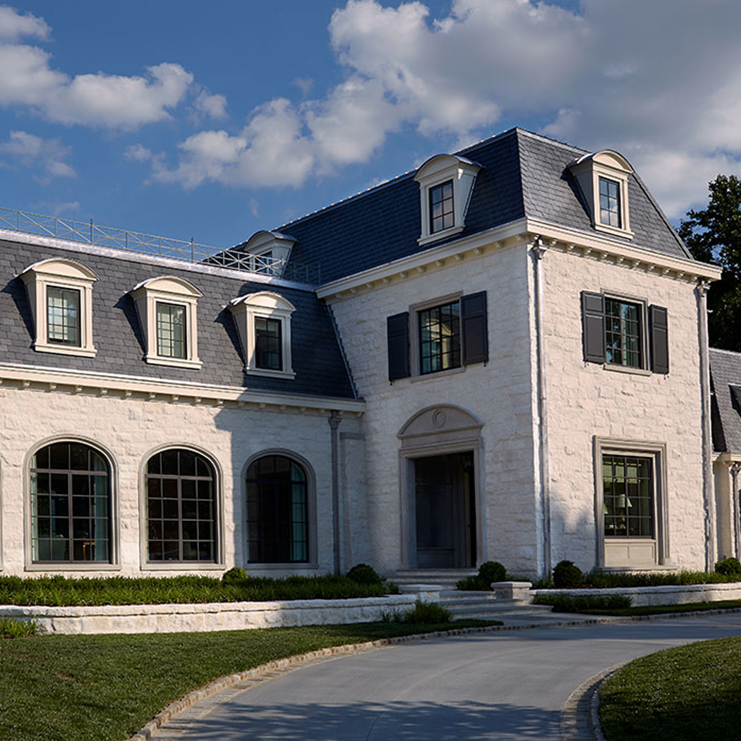 Front entry driveway