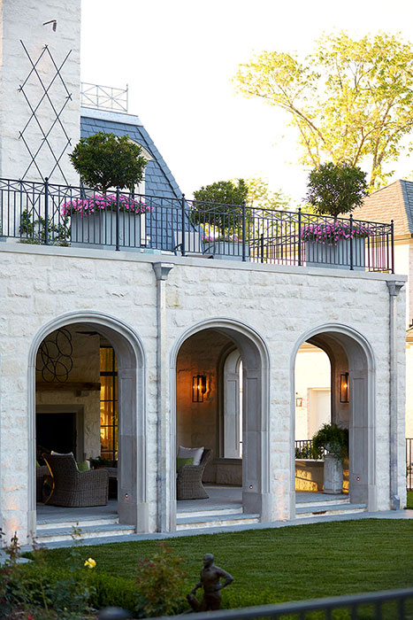 Arched Courtyard Columns