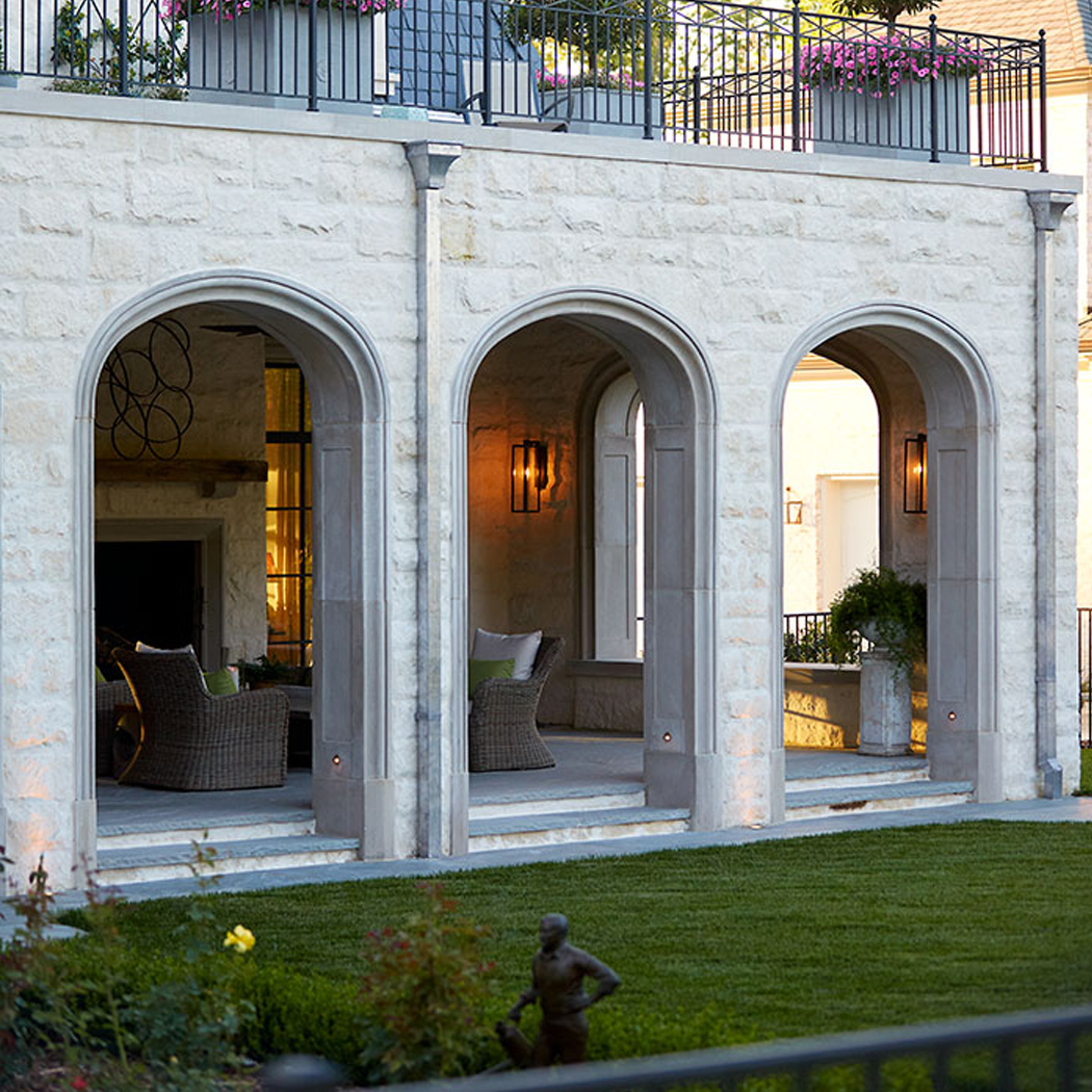 Arched Courtyard Columns